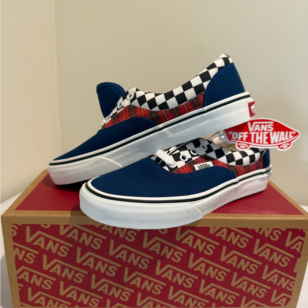 NEW Youth Vans ERA Skate Shoes NIB! Size 4.5 Plaid Checkerboard